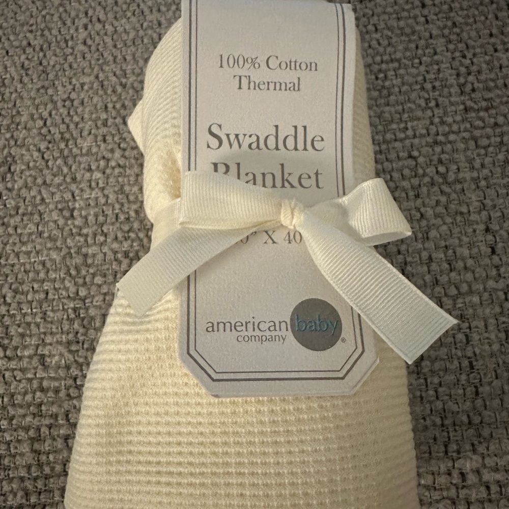 American Baby Swaddle Blanket + Bonus Swaddle